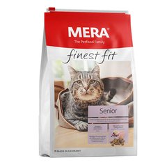 MERA finest fit Senior корм для котів похилого віку (8+) із свіжим м'ясом птиці та лісовими ягодами, 400 гр