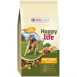 Happy Life ЕНЕРГІЯ з куркою (Adult Chicken Energy) сухий преміум корм для собак, 15 кг
