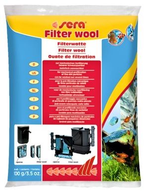 Sera Filter Wool Синтетическая вата для фильтров 250 грамм