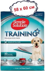 Simple Solution Training Premium Dog Pads гигиенические пеленки премиум для собак 58*60 см
