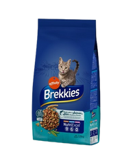 Brekkies Cat Salmon and Tuna для дорослих котів з лосесем і тунцем 1,5 кг