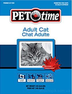 Pet Time Adult Cat food Сухий корм для дорослих котів, 7кг