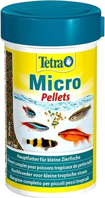 Tetra Micro Pellets Основний корм для маленьких риб 100 мл