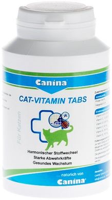 Canina Cat Vitamin Tabs Витаминная добавка для кошек 100 табл.