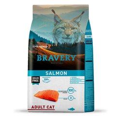 BRAVERY Salmon Adult Cat, сухий корм для дорослих котів, з лососем 7kg (306)