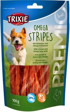 Trixie Premio Omega Stripes Куриные палочки для собак 100 грамм